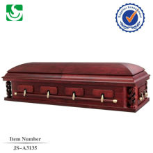 cheap casket made in great larch wood from china